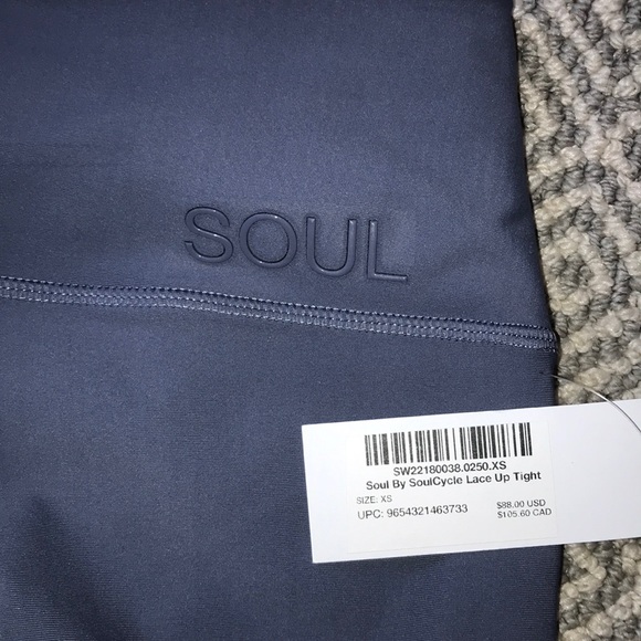 Worn once Soulcycle Lace Up leggings sz XS - Picture 4 of 4